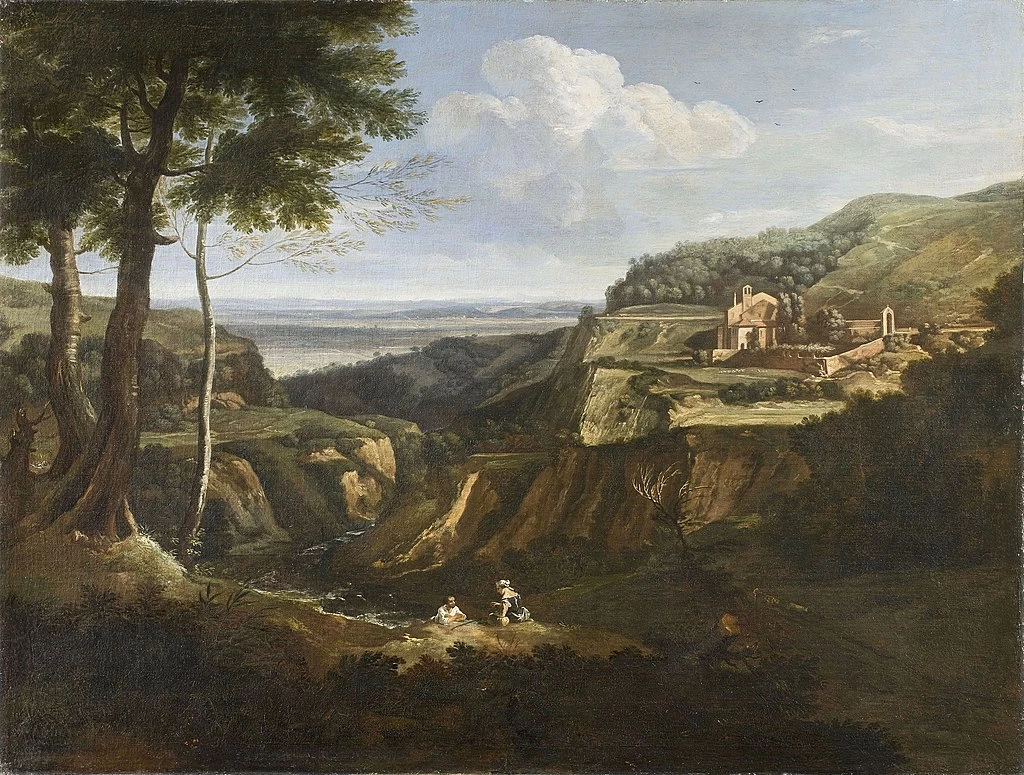 Veduta del monastero di Camaldoli presso Frascati - Artgate Fondazione Cariplo, Milano